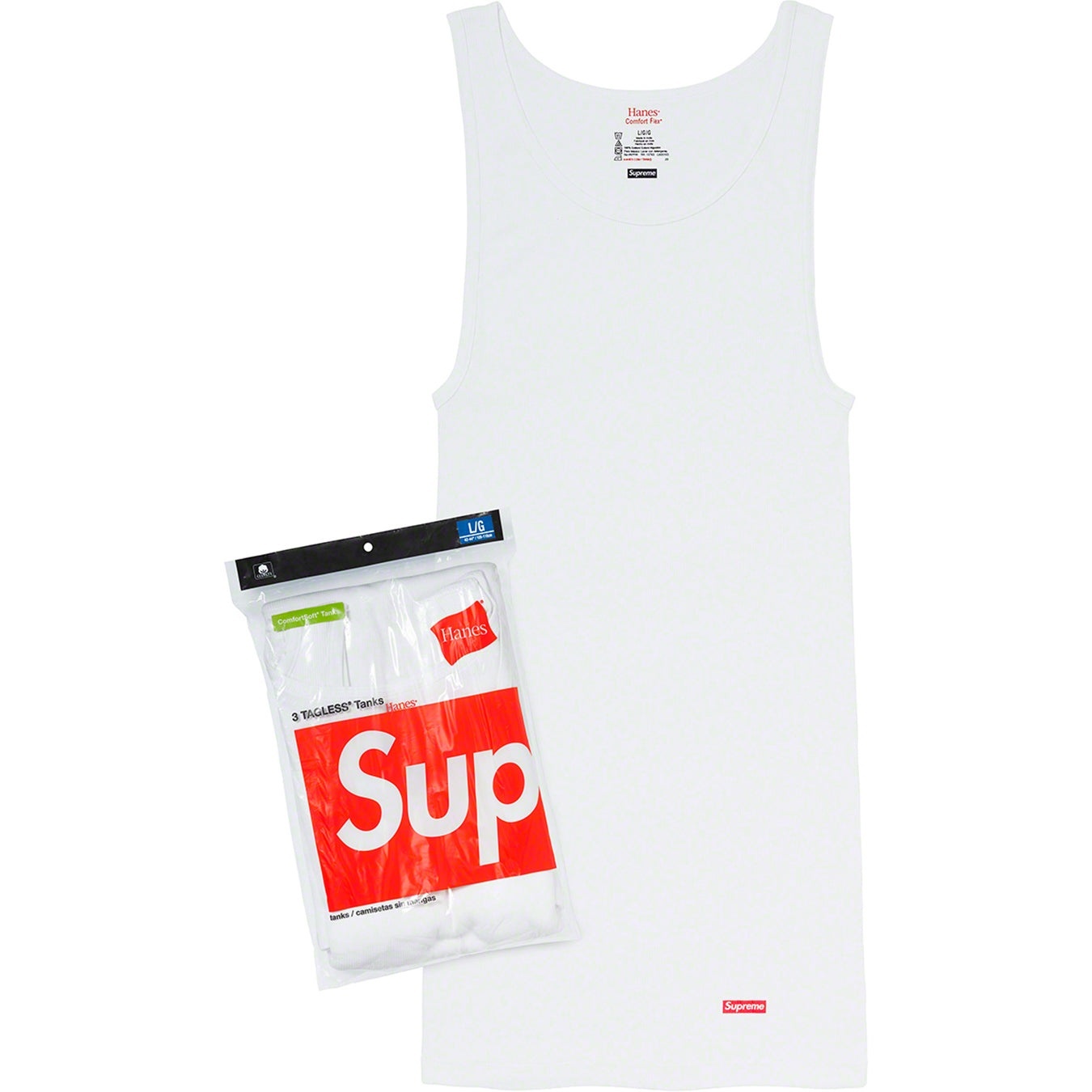 Supreme®/Hanes® Tank Tops (3 Pack) view 4